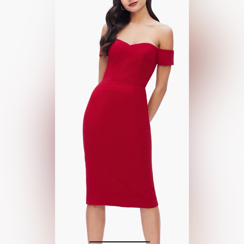 🆕 Dress the Population | Bailey Off the Shoulder Body-Con Dress